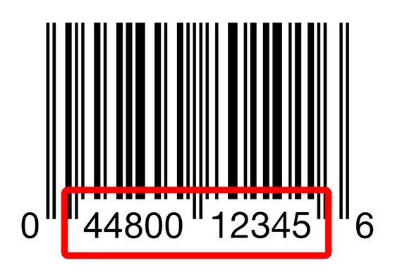 Where to find the UPC on the package